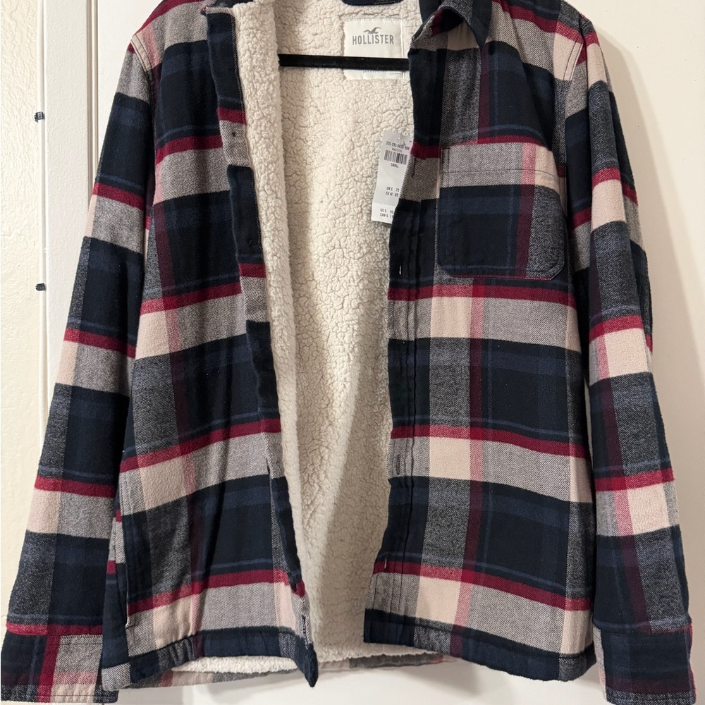 Hollister men Jacket - Navy and Cream